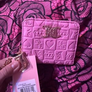 Juicy Couture pretty pop Pink Card Holder